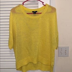Yellow sweater